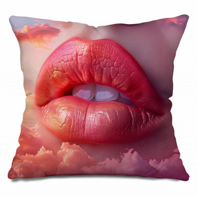 Coussin Red Lips