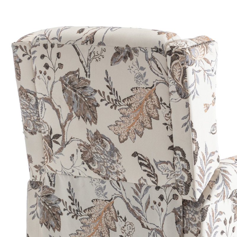 29.13cm Wide Standard Recliner, Beige Plants