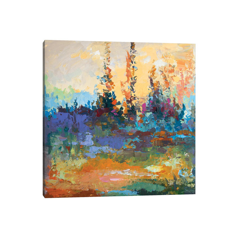 Inspiration by Leon Devenice - Painting on Canvas, 66.04 cm H x 66.04 cm W x 1.91 cm D, Wrapped Canvas