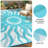 Modern Reversible Abstract Outdoor Area Rug - Stain Resistant, UV Resistant, Washable , Waterproof-1568299620-1568299626