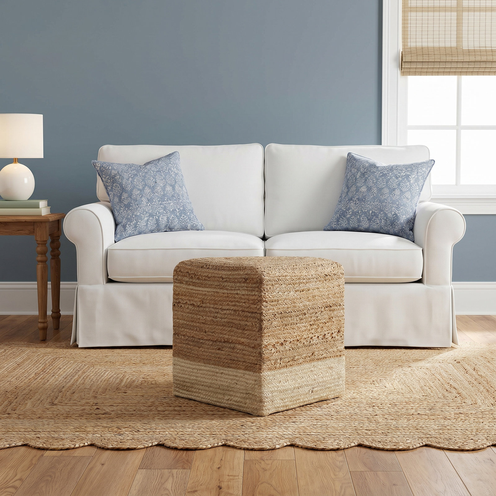 Caitlin Upholstered Pouf
