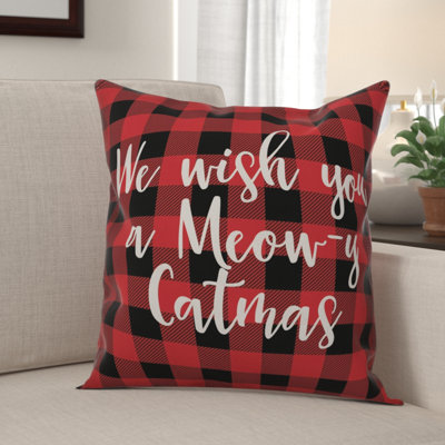  Coussin We We You You Meowy Catmas in Buffalo