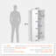 Armoire de rangement pour garde-manger 60 po