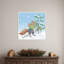 «Festive Friends III» par Leslie Trimbach, reproduction d'art sur toile encadrée