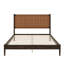 Lit plateforme en cuir tissé à la main de style Mid-Century-133276425-133276428