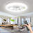 Ceiling Fan With Light Remote, 3 LED Colour Temperature, 6 Speed Noiseless AC Motor, Timer Setting,Adjustable Brightness-1676127062
