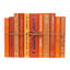 Livres décoratifs - Ensemble de livres Grove - 1 pied de livres orange