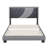 Boyd Sleep Bree Upholstered Platform Bed with Headboard and Durable Mattress Foundation with Strong 14 Wood Slat Supports, No Box Spring Required-28465136-28465137