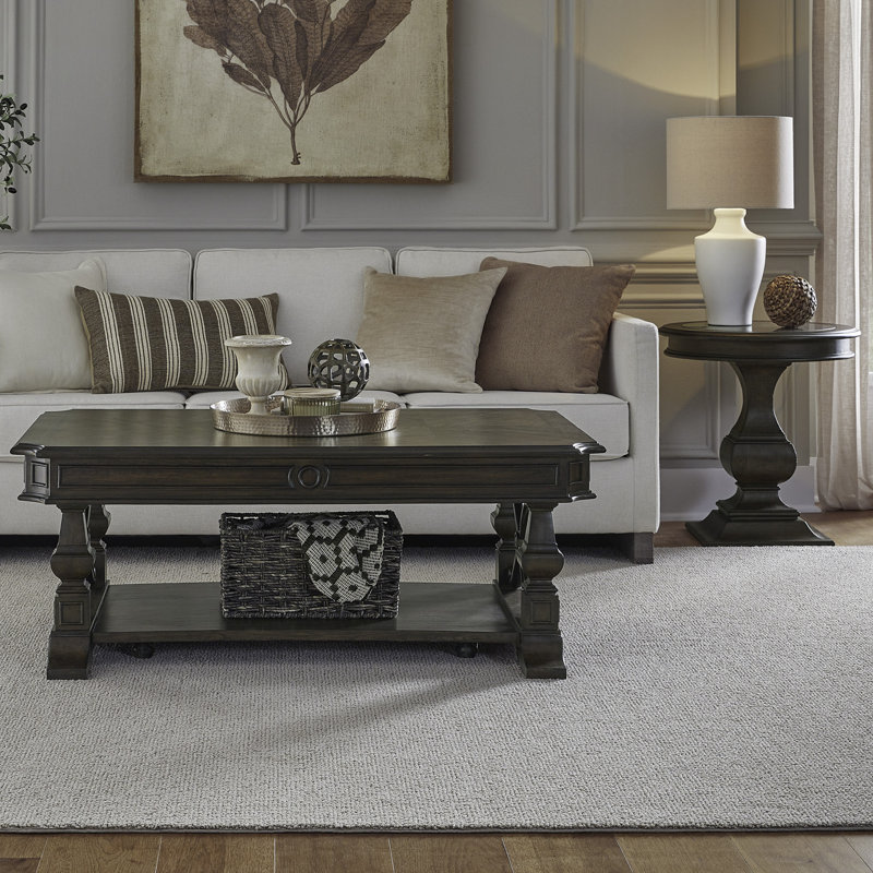 Dillmon Opt 3 Piece Living Room Set w/ 2 Round End Tables
