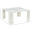 Table basse Abe en marbre véritable blanc-370637122