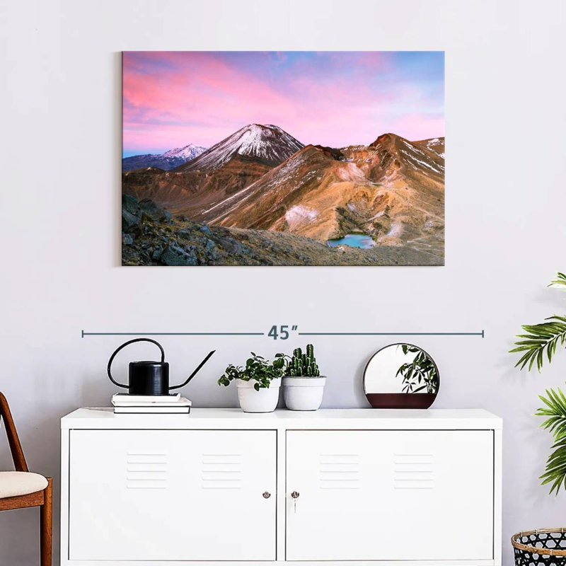 Senne Tongariro Mountainscape, 24" H x 36" W