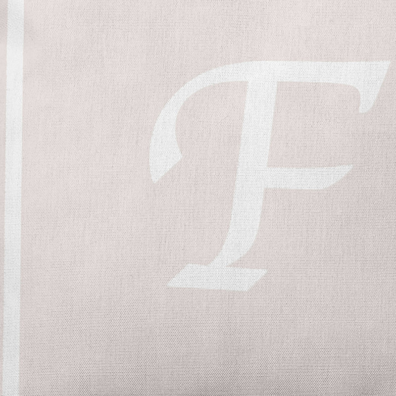 Reversible Throw Pillow, Ivory/White, 26"x26", F