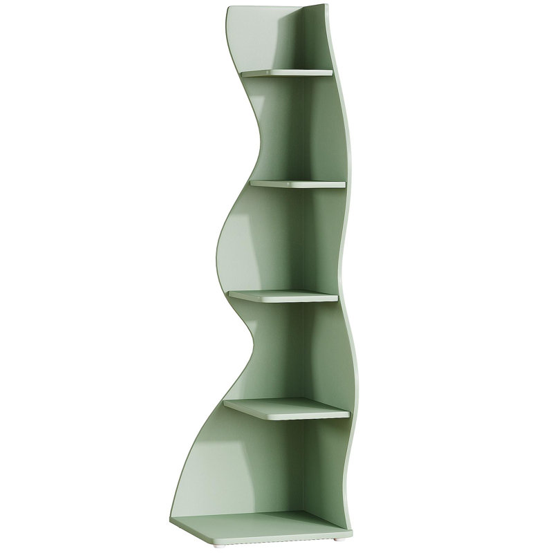 Étagère d'angle et support pour plante à 5 niveaux 69,8 po, (5 tablettes) H 70,08 po x l 18,9 po x P 18,9 po, Vert
