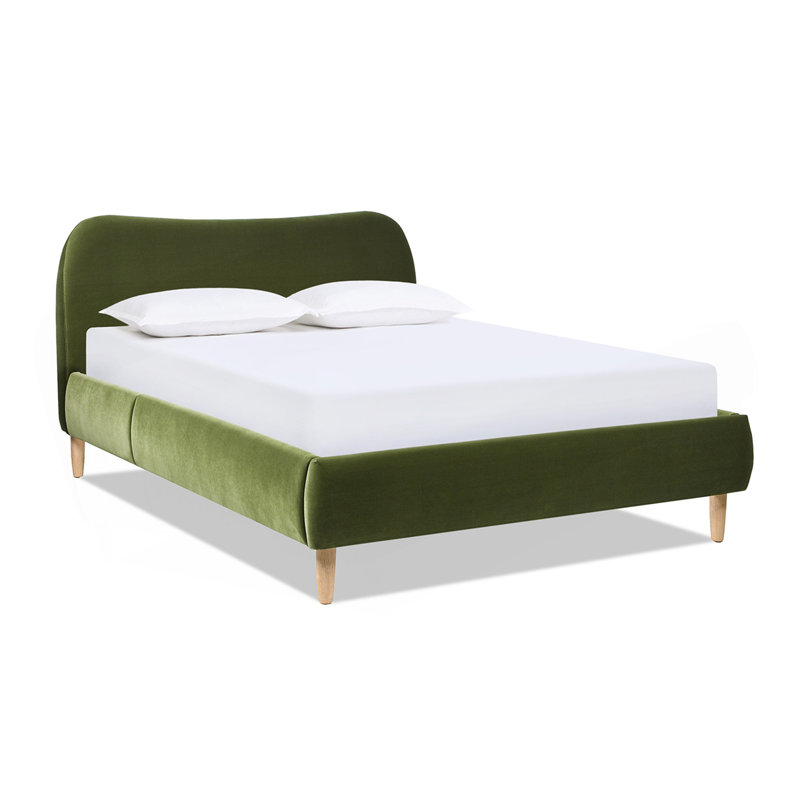 Lit plateforme tapissier Roman