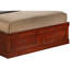 Grand lit de rangement Cherry