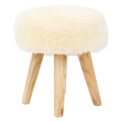 Raine Solid Wood Accent Stool