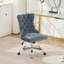 Chaise de bureau moderne rembourrée et capitonnée à boutons avec base en métal-2124249783-2124249784-2124249786