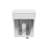 Smart Toilet With Built-In Bidet, Foot Sensor Flush, Heated Seat, Warm Water, Warm Air Dryer, Remote And Knob Control, Digital Display