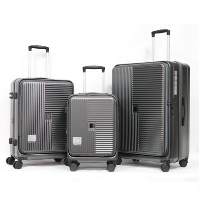 Luggage,with front opening,TSA approved lock,hardshell suitcase