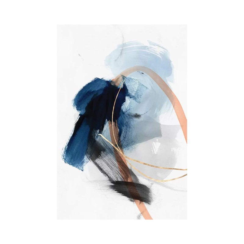 Foreshadow II - impression d'art graphique, H 26 po x l 18 po x 1,5 po, Toile tendue