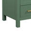 Meuble-lavabo vert de 30 po avec lavabo simple, lavabo sous le comptoir, armoire de rangement pour la salle de bain avec 2 portes et un tiroir, fermeture en douceur, rangement multifonctionnel (WF324043)