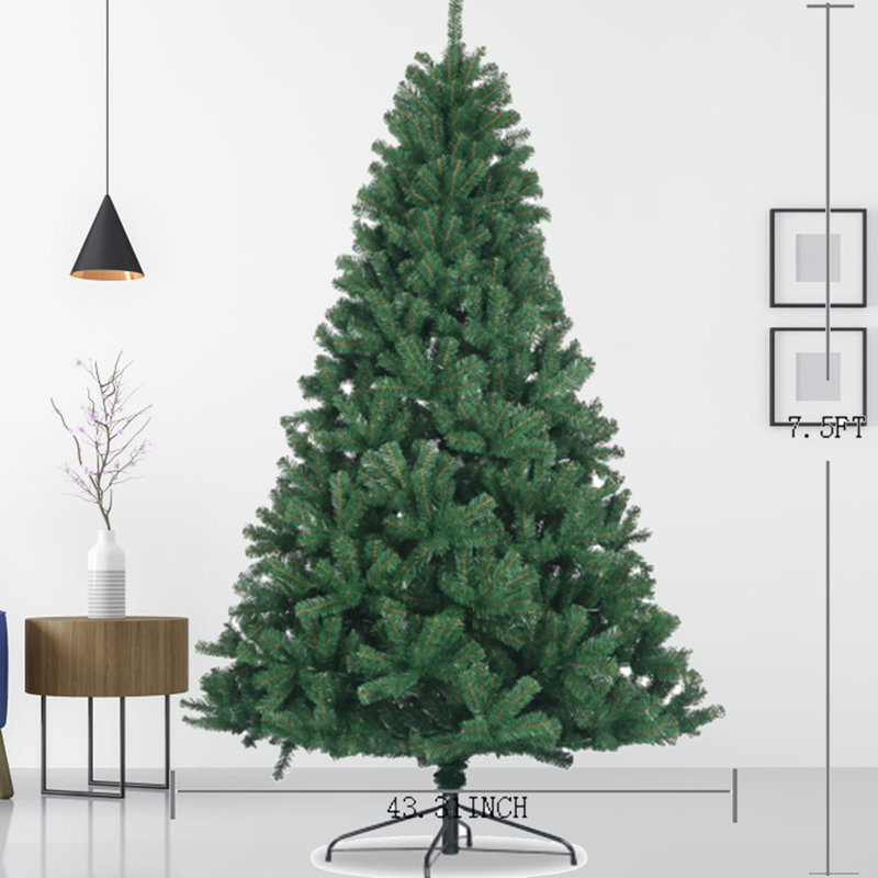Arbre de Noël pin vert 7 pi 6 po
