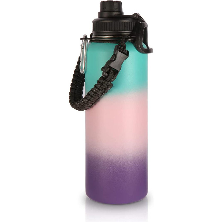 Orchids Aquae 40oz. Glass Wide Mouth Water Bottle