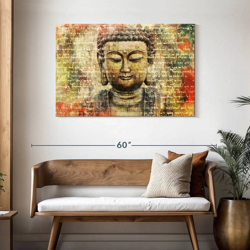 Adella Buddha Enlightenment, 30" H x 45" W