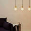 Sphere III Pendant Light In Brass