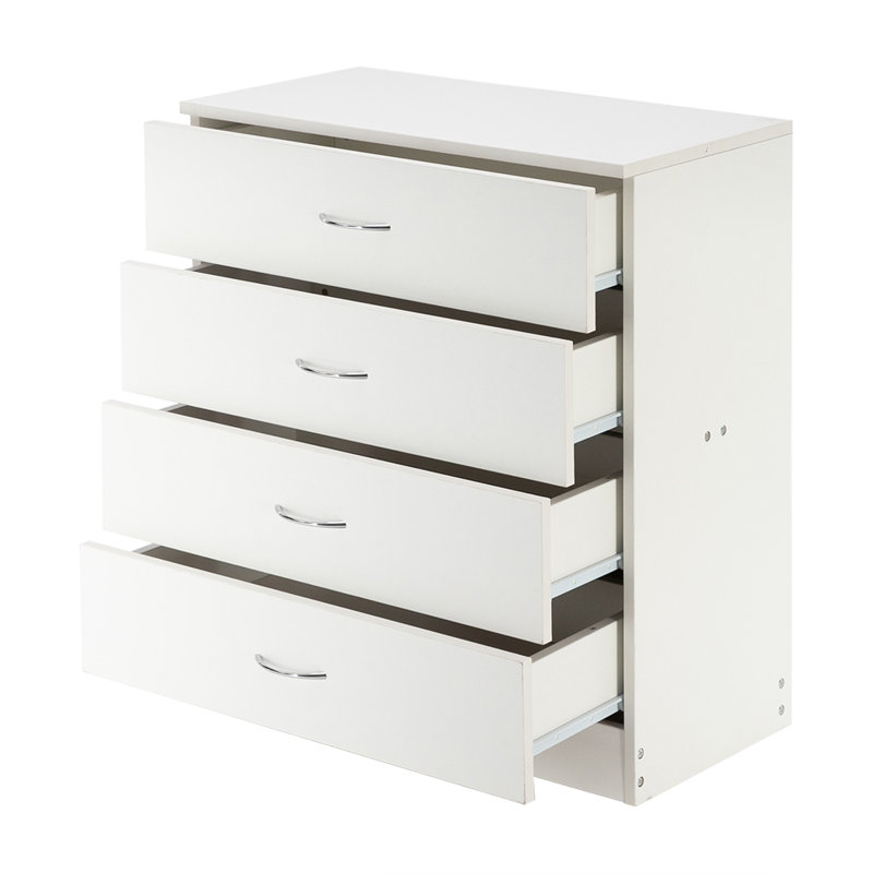 25.98'' W 4 - Drawer Dresser, White