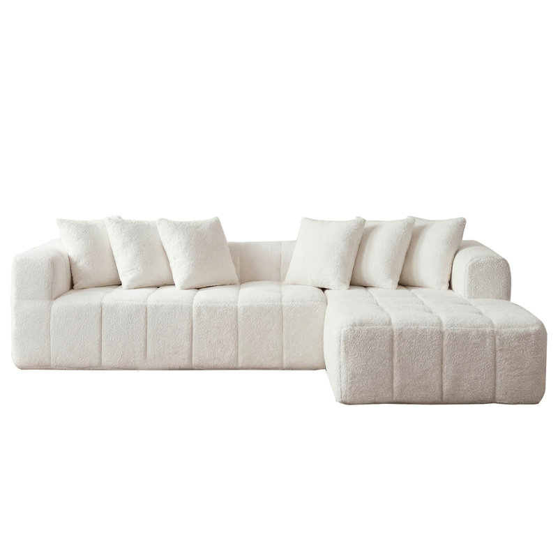 Canapé modulaire 107,9 po Cloud avec canapé modulaire en L