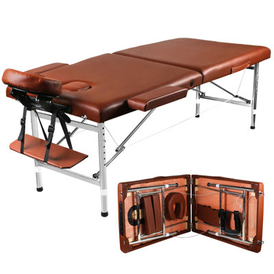 Table de massage pliante portative 24 po à hauteur réglable