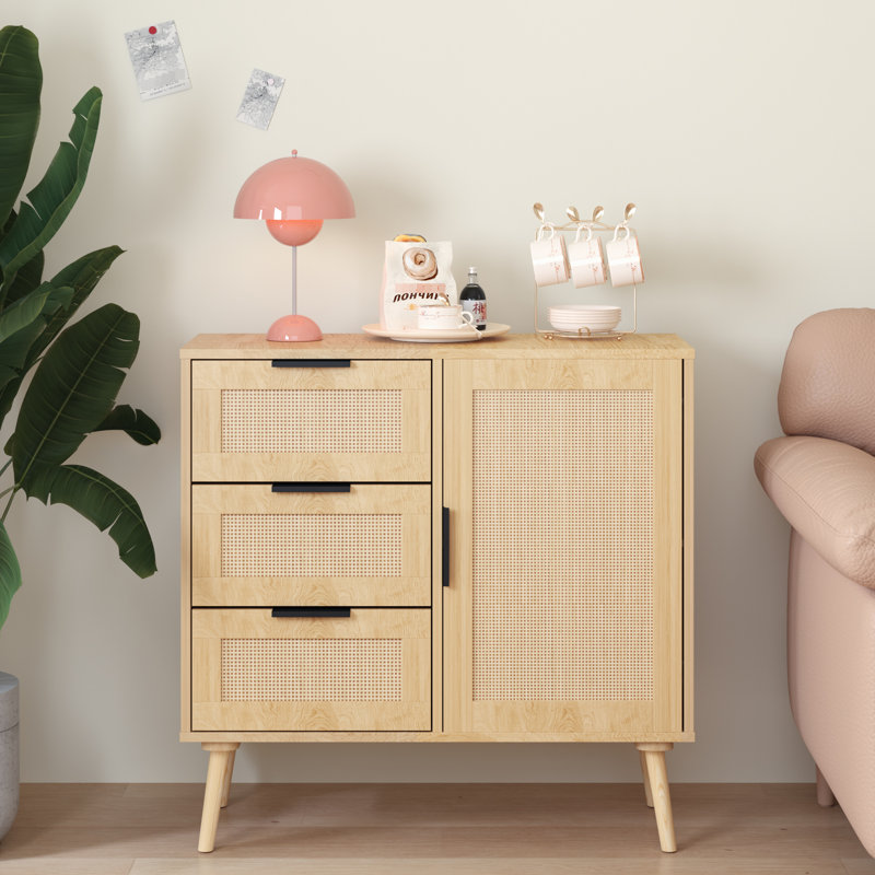 Rangement de chambre à coucher dans une armoire en bois - 3 tiroirs, tablette réglable, assemblage facile, procédure d'assemblage facile, options de tablettes polyvalentes, expérience sans effort