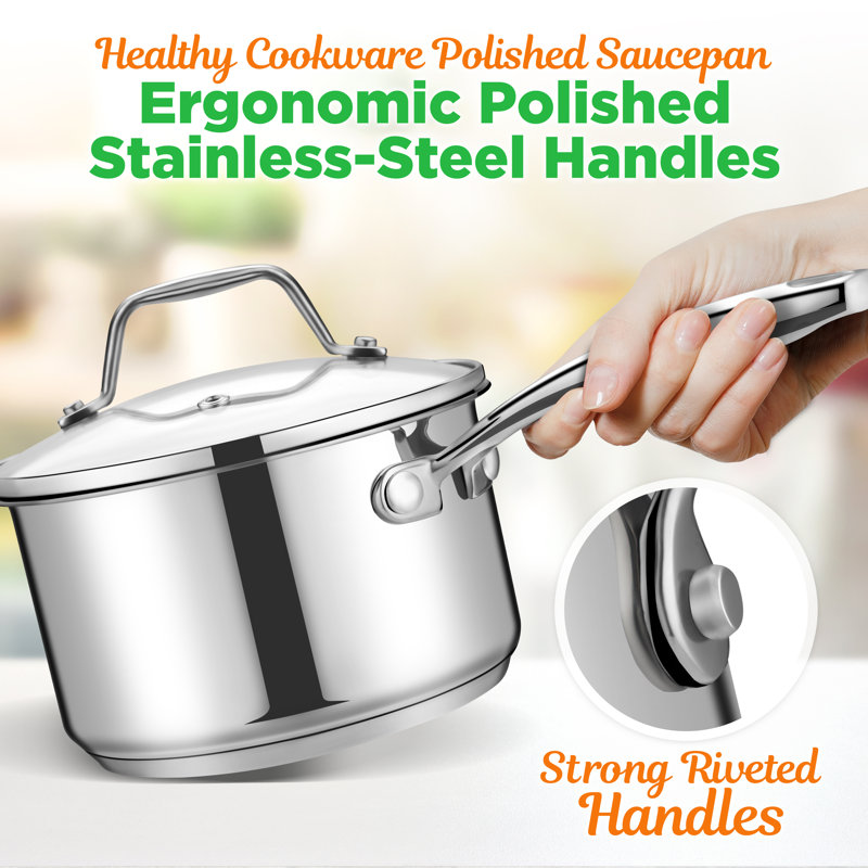 NutriChef Stainless Steel Stock Pot
