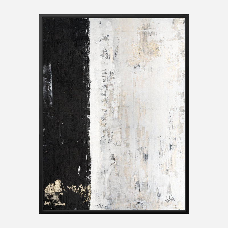 Highway - Artist Enhanced Canvas Print, Black Framed Canvas, 40" H x 30" W x 1.75" D