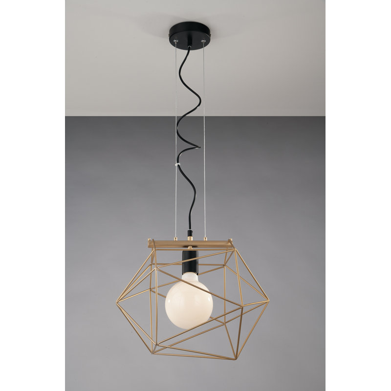 Deance 1 - Light Pendant, Black/Gold, Black/Gold