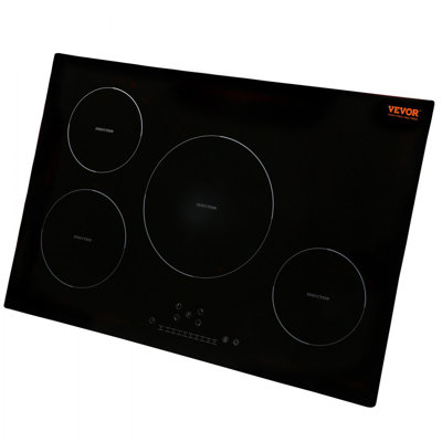 Plaque de cuisson électrique, 4 brûleurs, surface de cuisson à induction 30 po, surface de cuisson magnétique intégrée