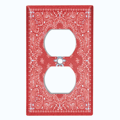 Patterned 1 - Gang Toggle Light Switch Standard Wall Plate