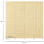Alexsandria 180 x 180cm 4-Panel Folding Room Divider