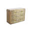 Commode 3 tiroirs Krusoe au fini laiton
