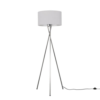 Misner 155cm Camden Tripod Floor Lamp with Large Reni Shade