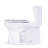 TOTO Ultramax One-Piece Elongated 1.28 GPF Universal Height Toilet with CEFIONTECT and SS114 SoftClose Seat, Cotton White - MS608114CEFG#01-123826836-123826837