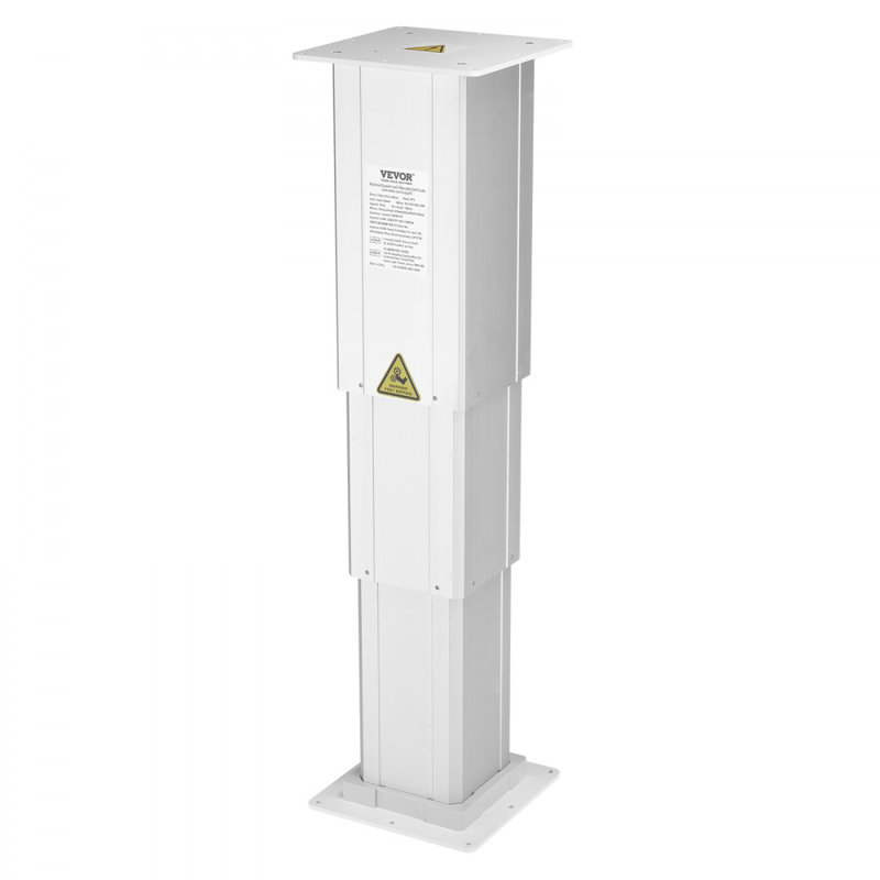 Système de colonne de levage de table électrique réglable de 176 lb avec une hauteur de 14,2 à 31,1 po