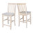 Maner Solid Wood Counter Stool