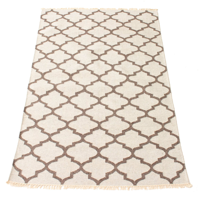 Wool Geometric Indoor Rug