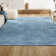 Asam Solid Low-Pile Classic Blue Rug