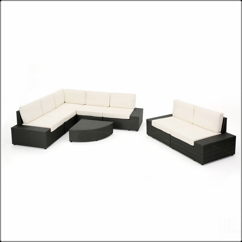 Ensemble modulaire d'extérieur 8 pièces Santa Cruz
