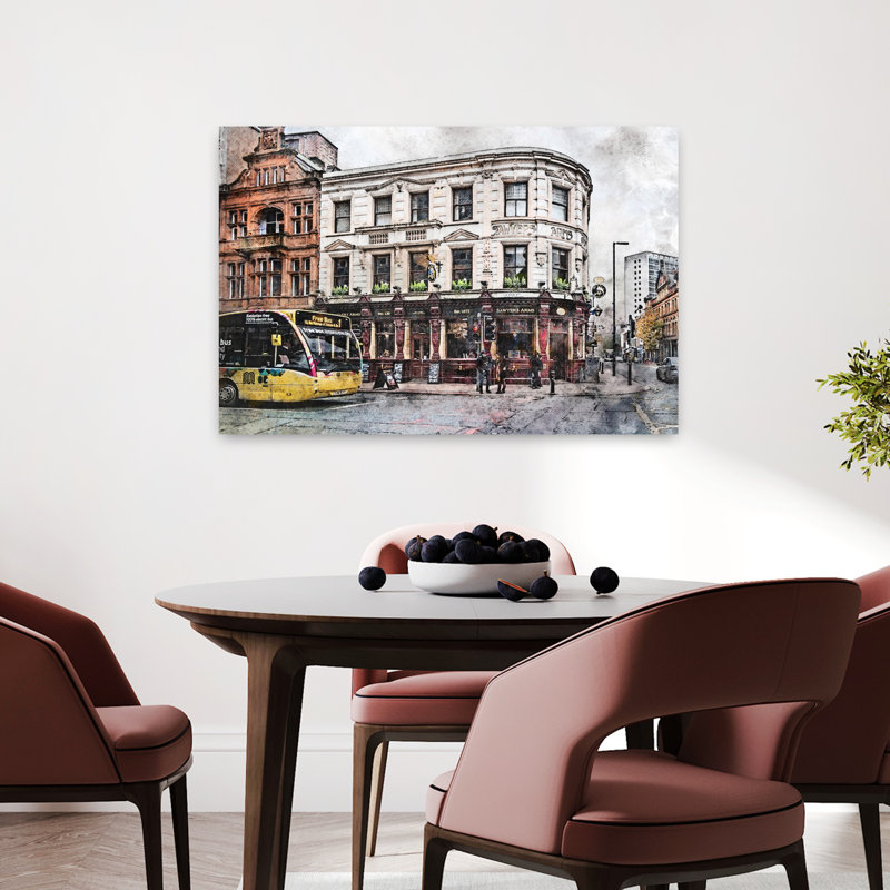 Art classique de la ville, 24" H x 36" W