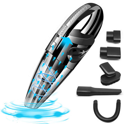 Gustave Cordless Handheld Car Vacuum Cleaner with Strong Suction, Portable Hand Vacuum for Car Interior, Home and Pet Hair Cleaning