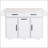 Versatile Rolling Kitchen Island With Trash Can Storage, Drop Leaf, Spice Rack, Towel Rack, And Adjustable Shelf For Enhanced Functionality-1029628320